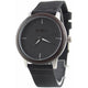 Wave hawaii Horloge Citizen Miyota dames 4 cm hout leer zwart
