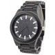 Wave hawaii Horloge Citizen Miyota heren 4,5 cm hout staal zwart