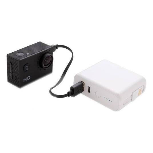 Xd collection Powerbank met draadloze oplader 7,2 cm wit