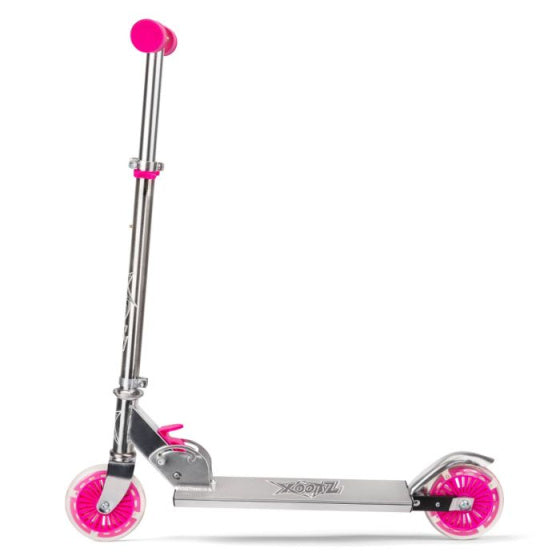 Load image into Gallery viewer, Xootz Folding stuntstep voetrem meisjes roze
