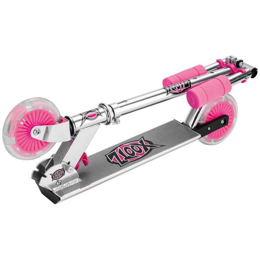Xootz Folding stuntstep voetrem meisjes roze