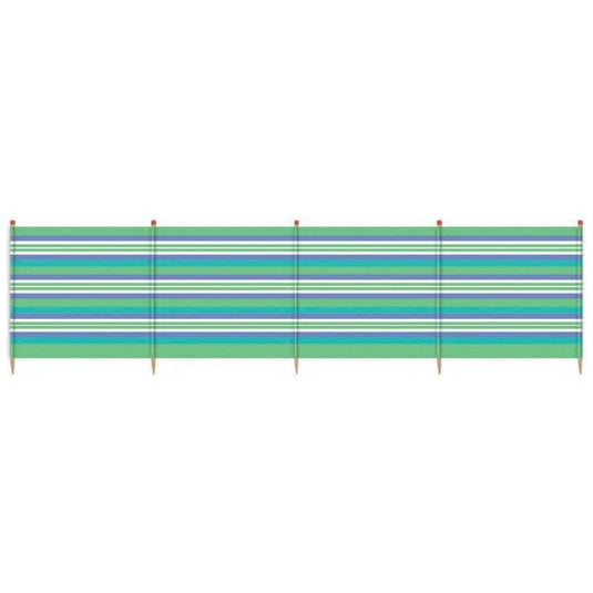 Yello Windscherm 10 palen 120 x 610 cm groen blauw