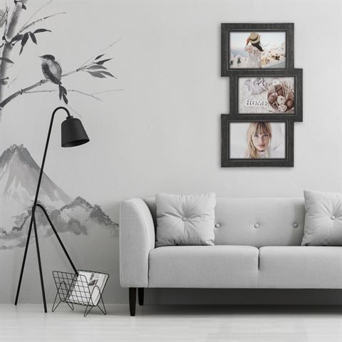 Load image into Gallery viewer, Zep Fotolijst AF546B Padova Black 3x10x15 cm
